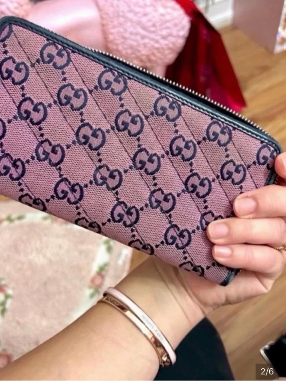 Authentic Gucci GG Marmont Long Wallet - Picture 2 of 4